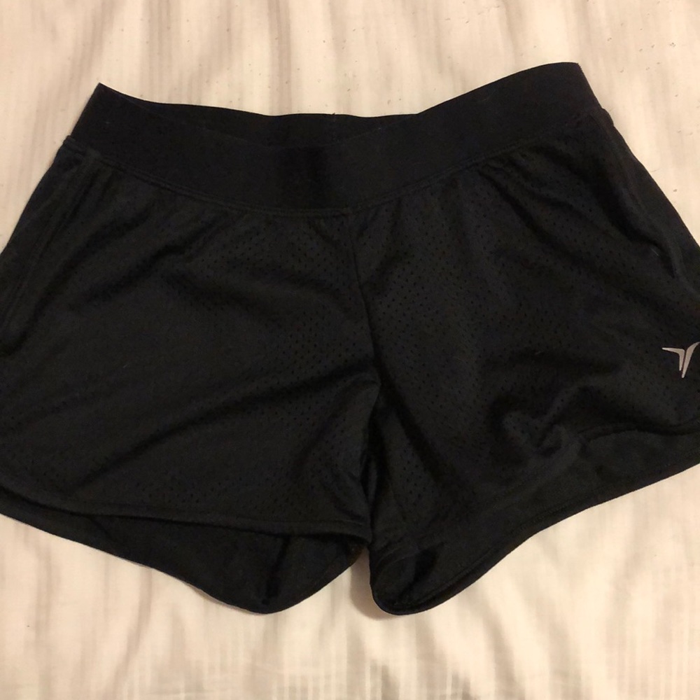 Women’s exercise shorts.